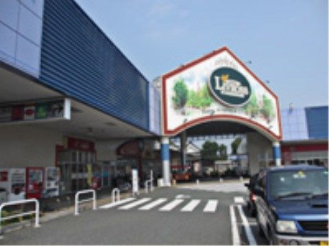 大きなスーパーが徒歩圏内にある。大きな駐車場には、横断歩道がついている。生活に必要な物をいつでも購入することができる。