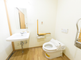 バリアフリーのトイレ設備