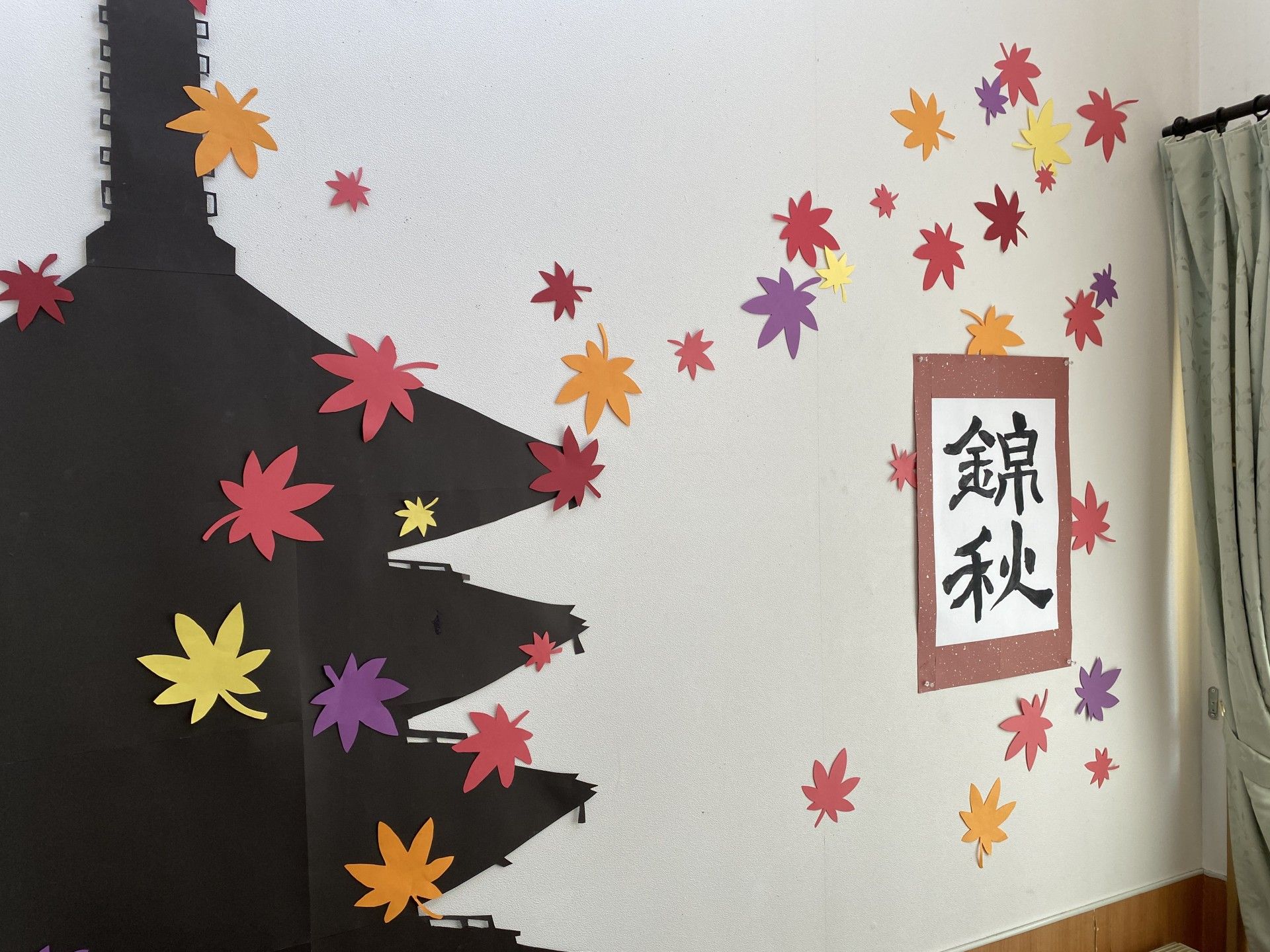 和風デザインの壁装飾