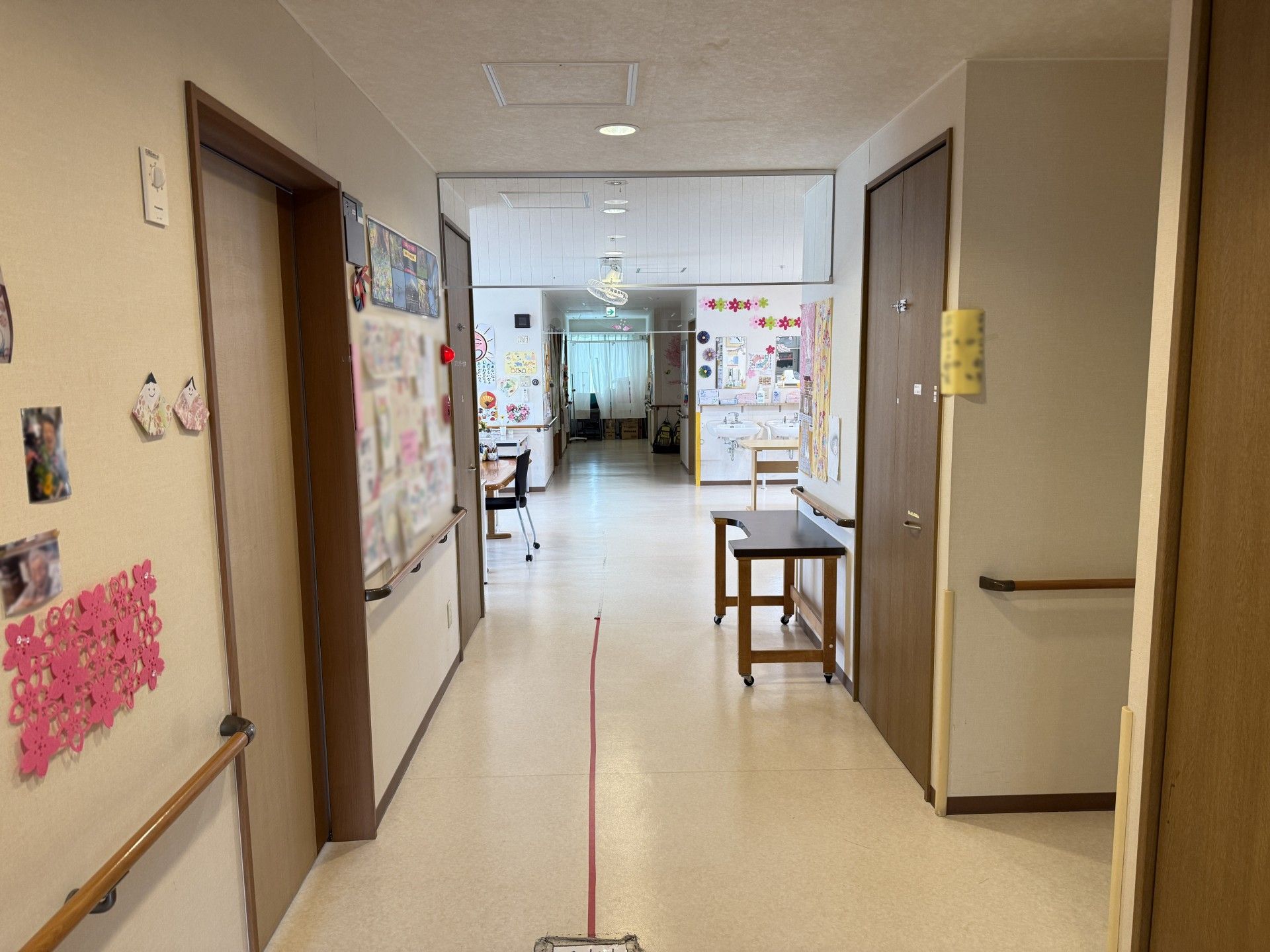 明るい廊下