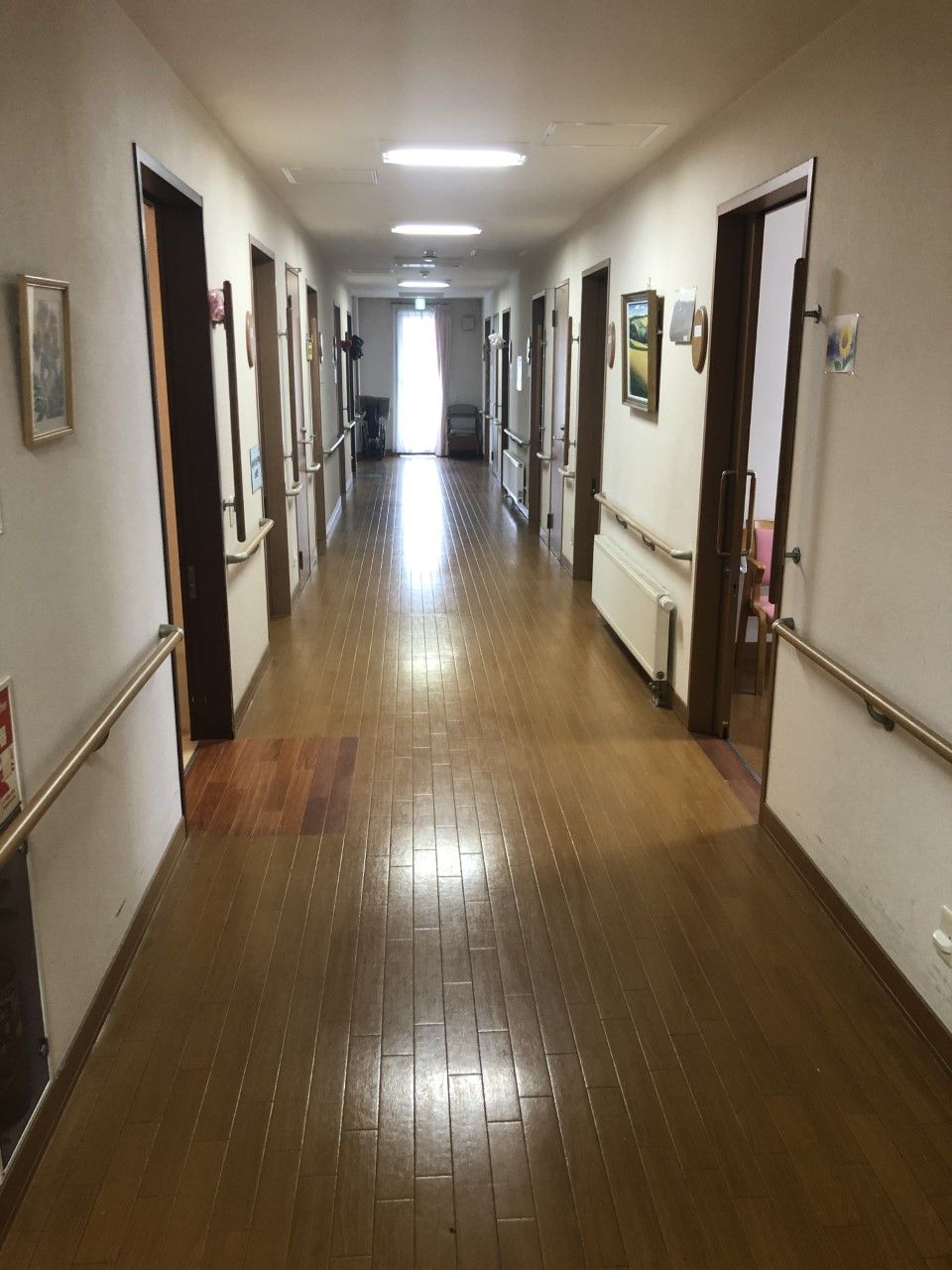 清潔な廊下の様子