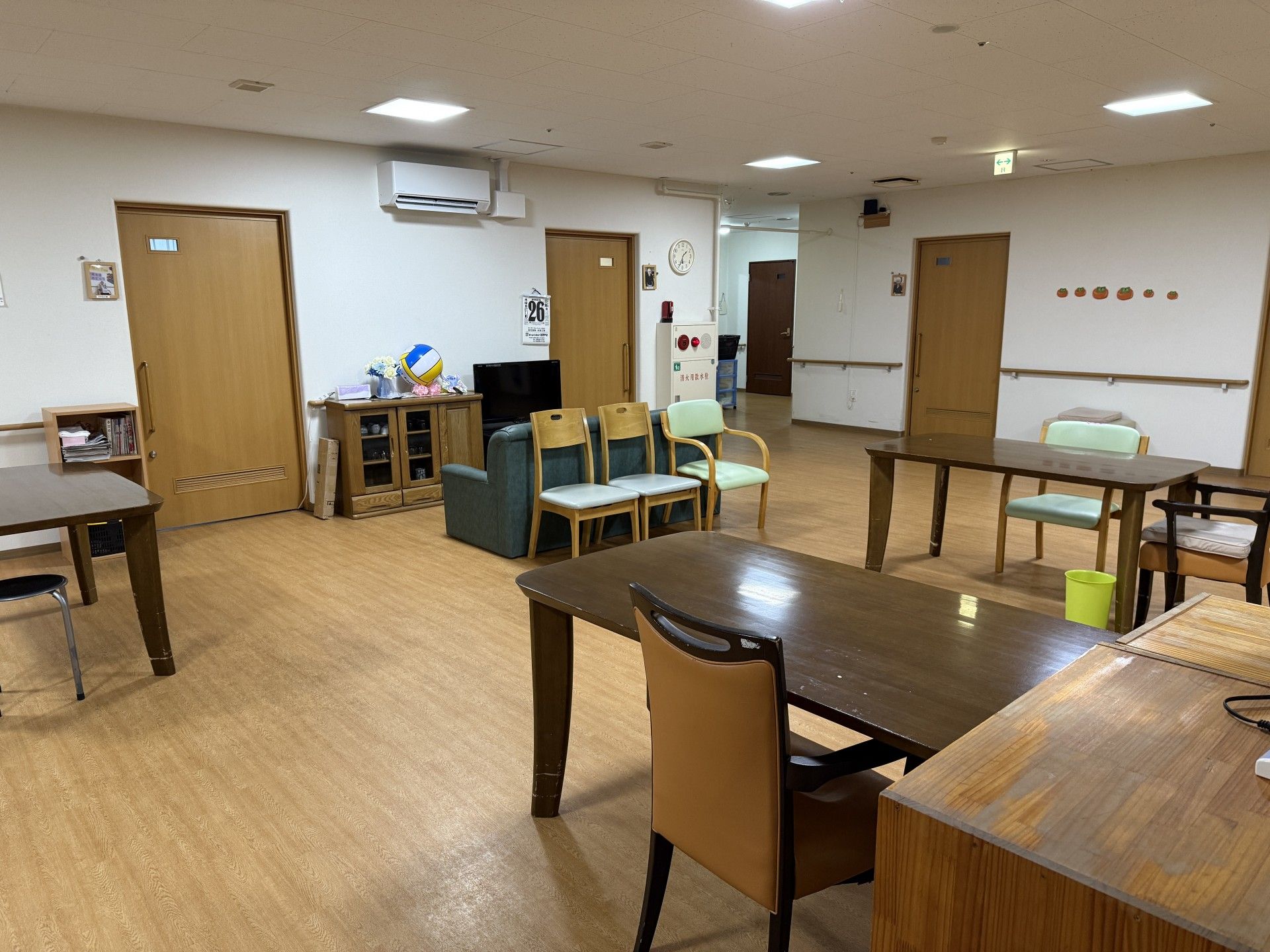 広い共有スペース