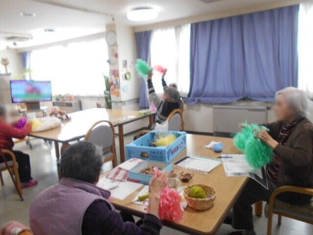 介護スタッフとご入居者様