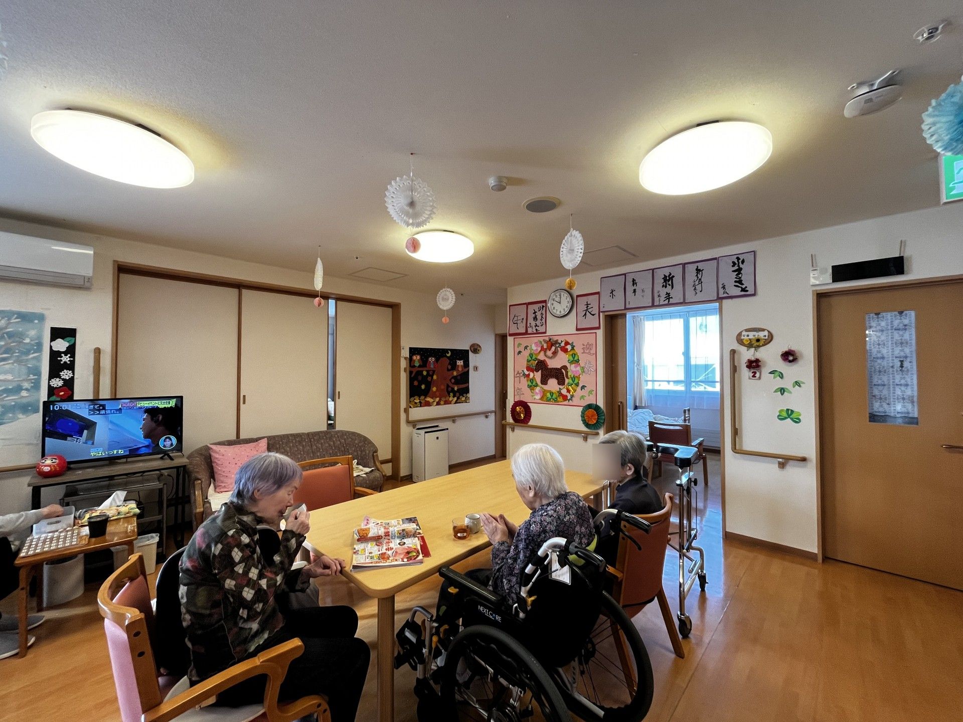 和やかな談笑の場