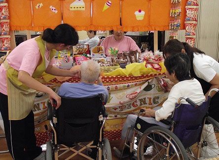 楽しい雰囲気のイベント風景