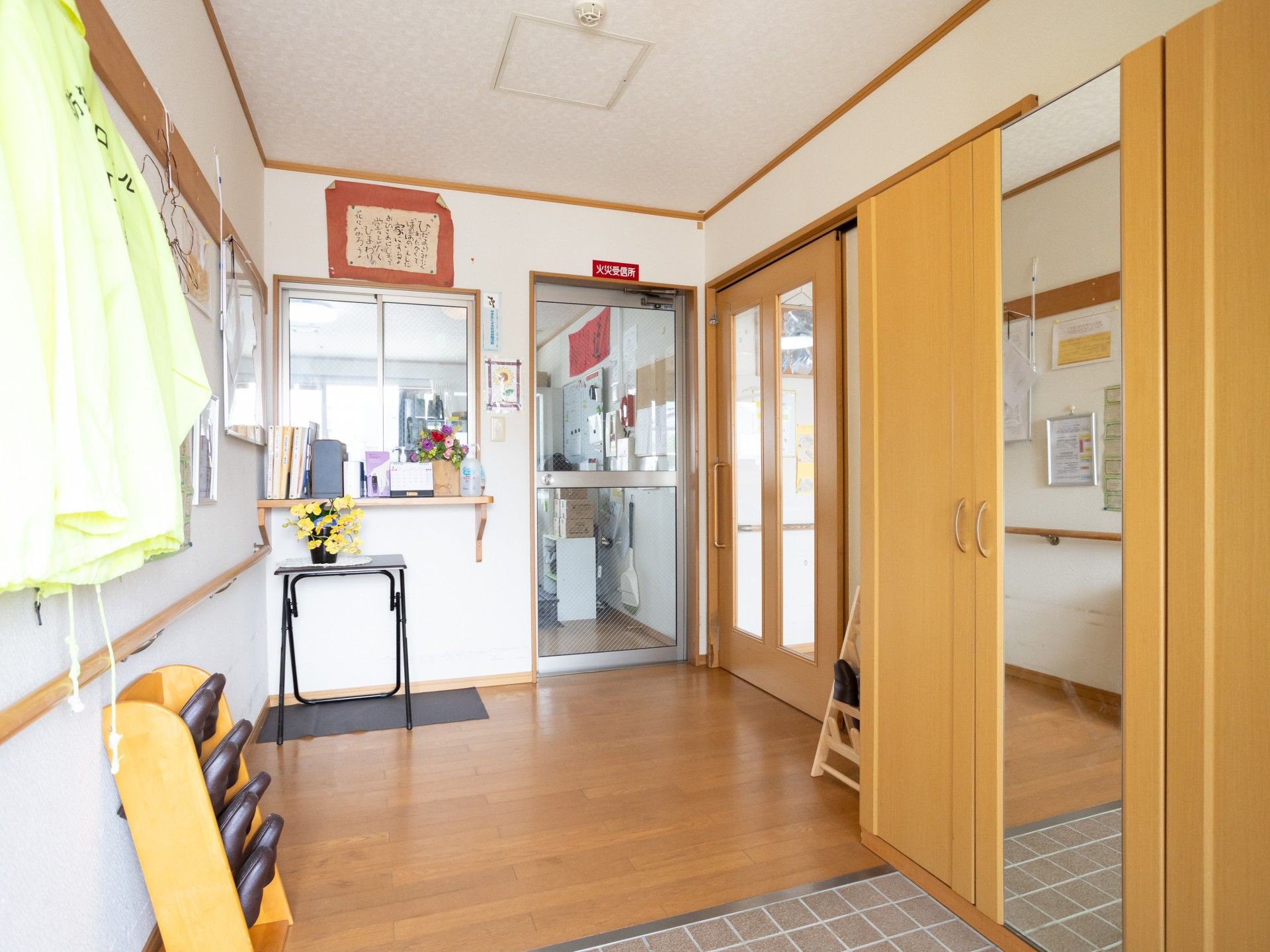 明るいエントランスホール