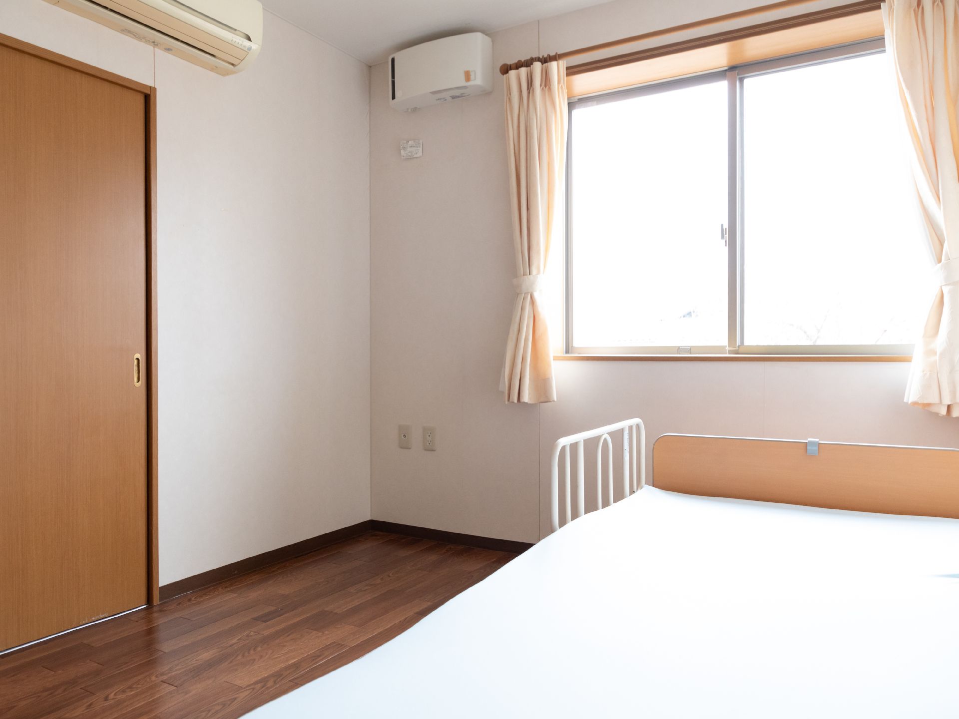 エアコンが設置された居室