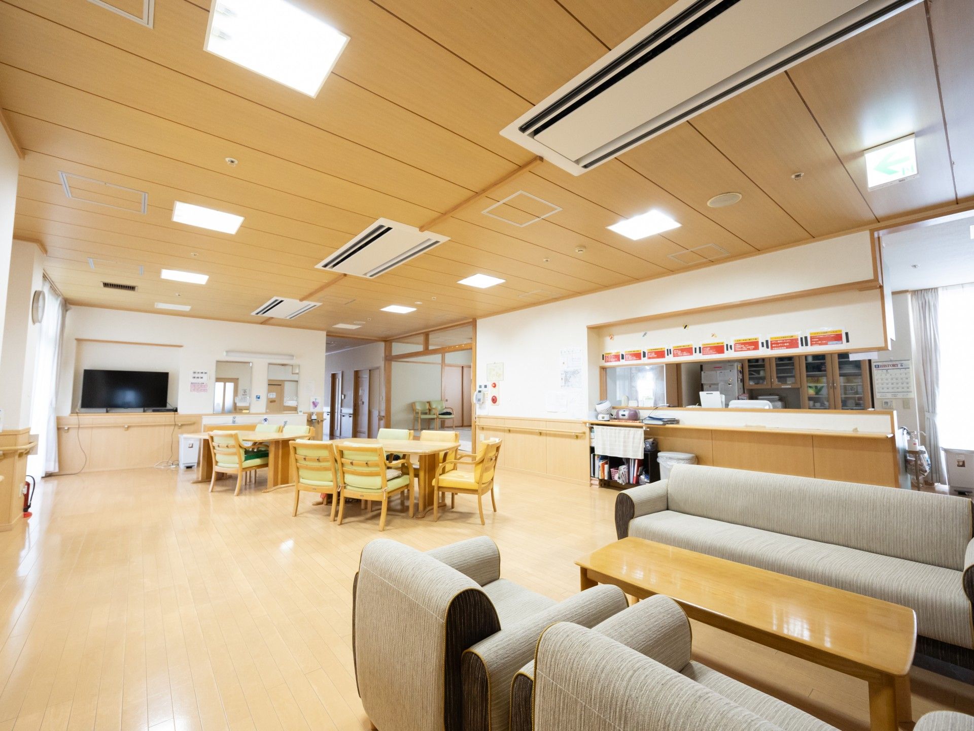 くつろぎの共有スペース