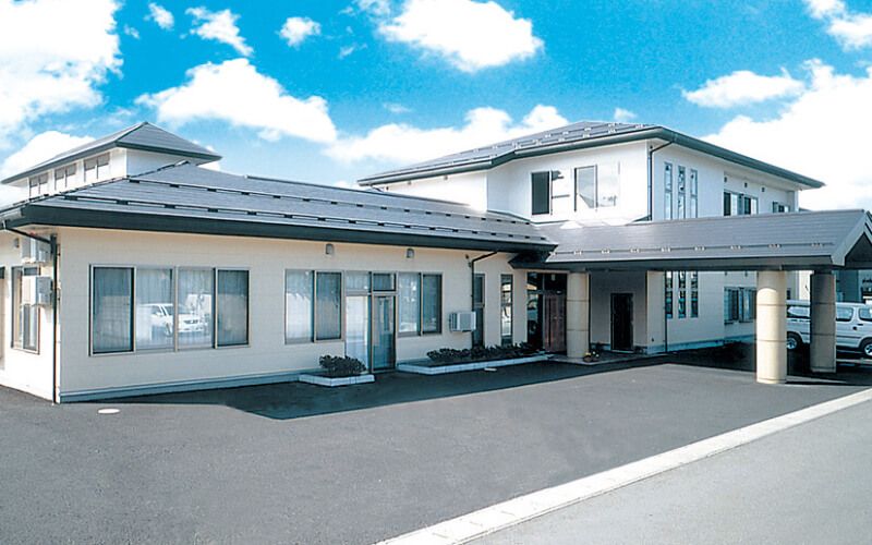 ゆとりある施設の外観