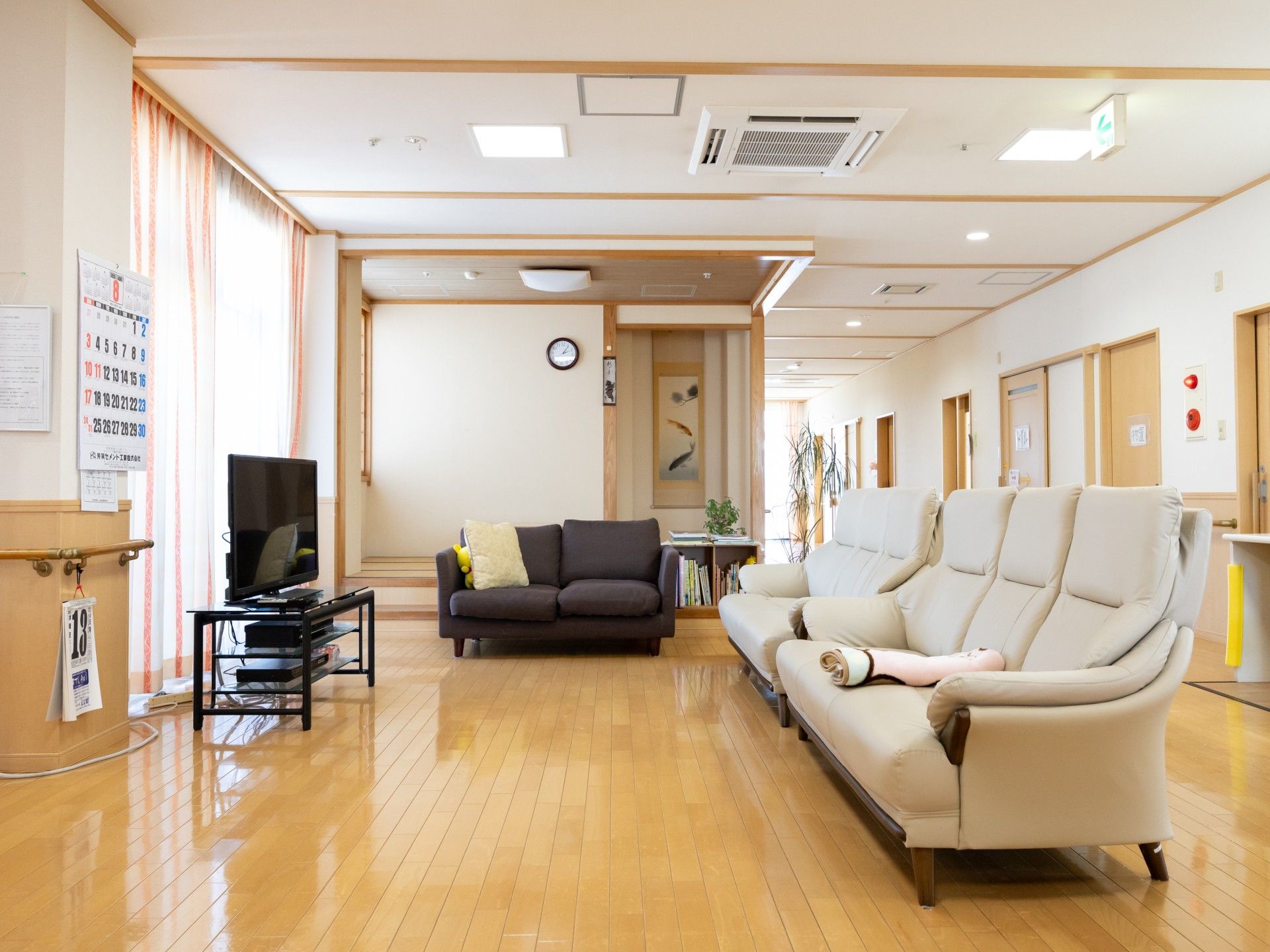 くつろぎのリビングスペース