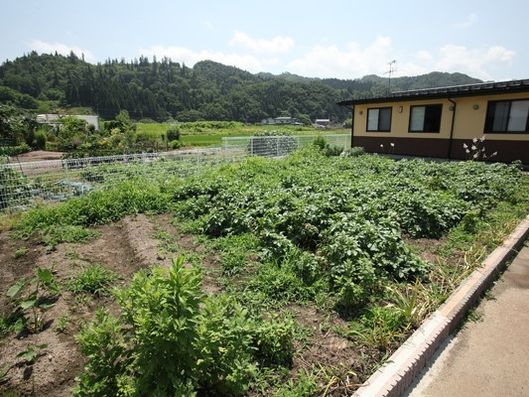 敷地内の畑