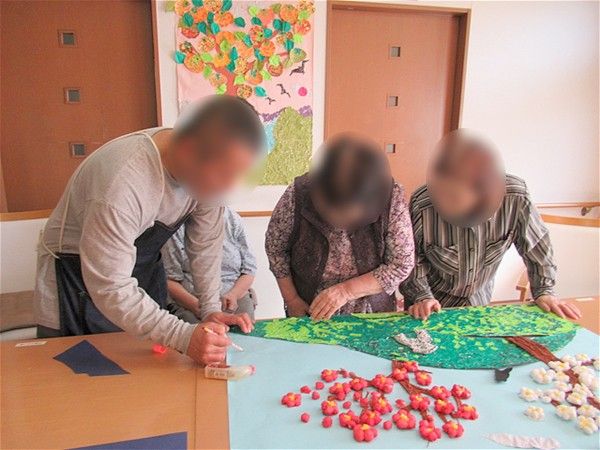 入居者様に寄り添うスタッフ