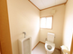 ゆったり清潔なトイレスペース