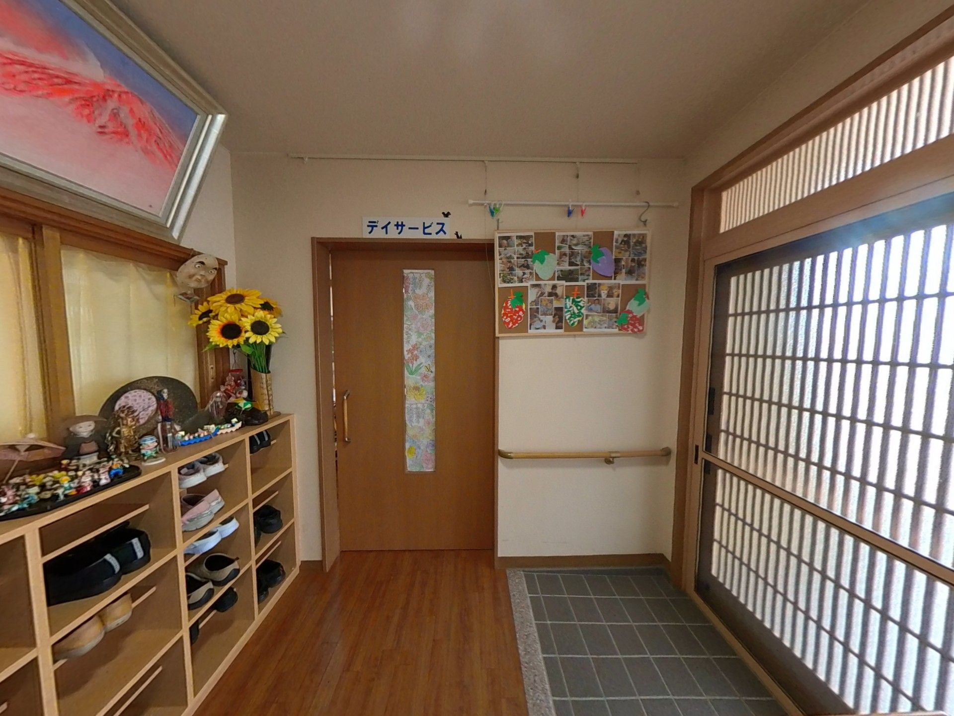 グループホームの玄関