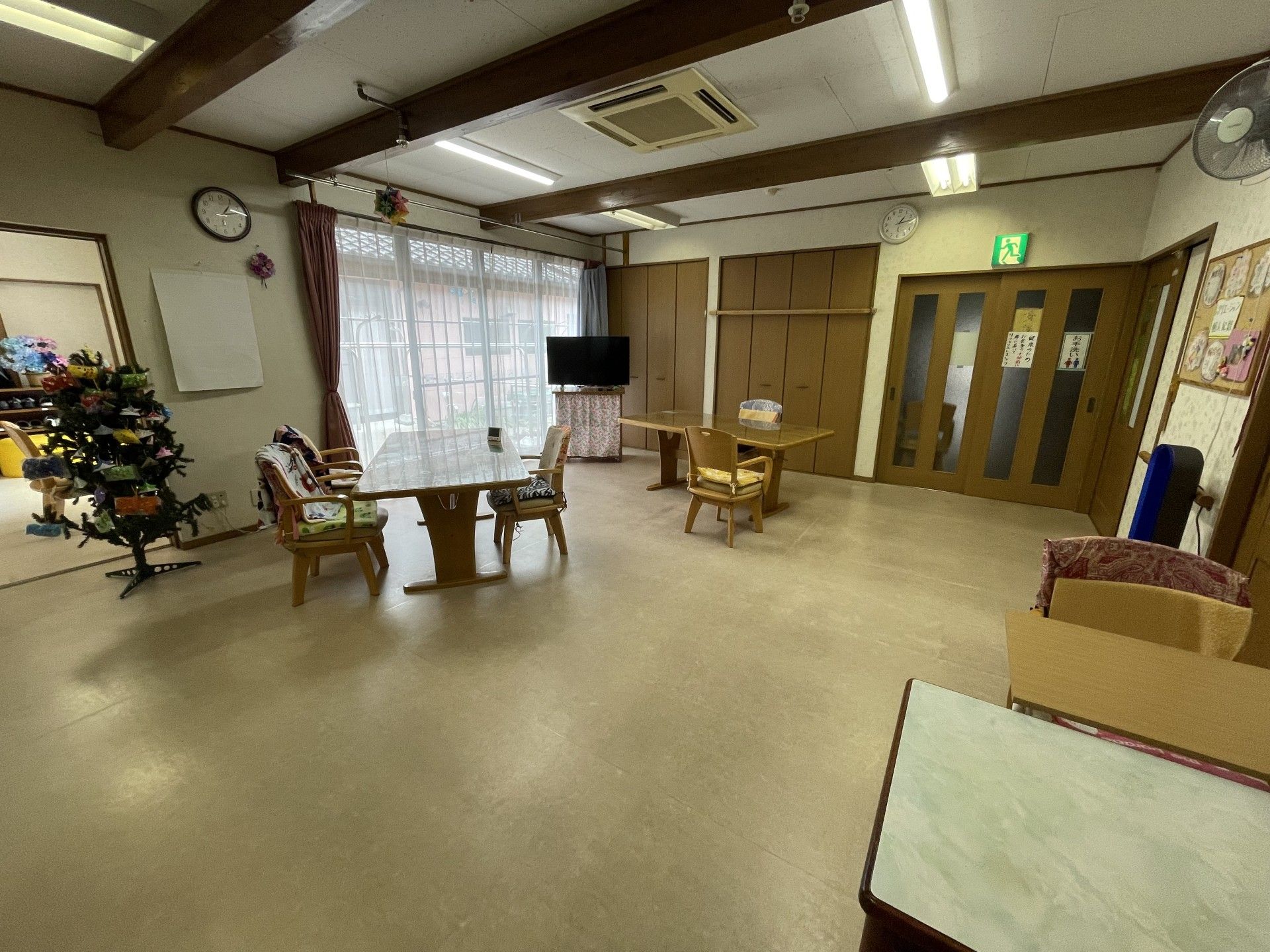 広い共有スペース