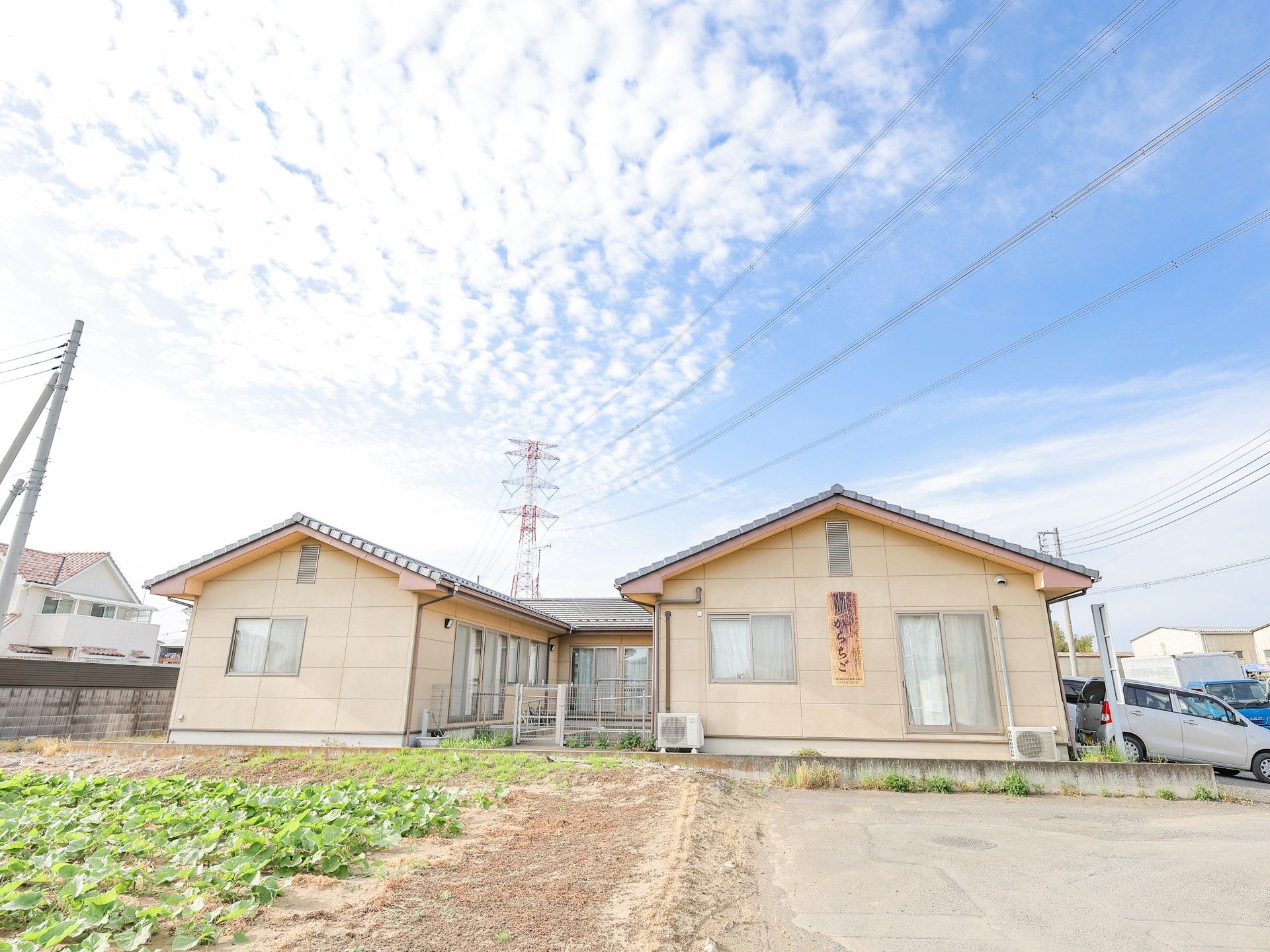 ゆったりとした住宅風景