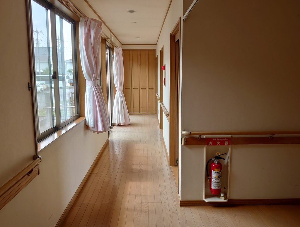 温かみのある廊下
