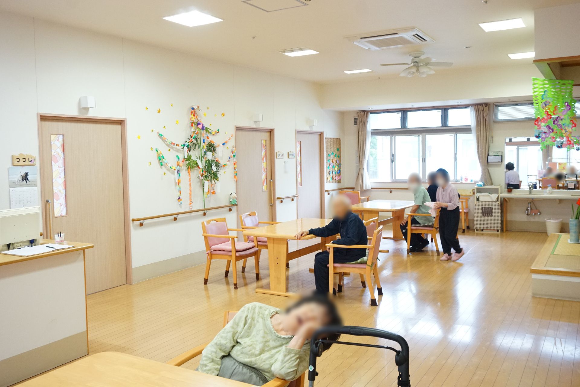 居室から直接アクセスできる場所に設置されているリビング