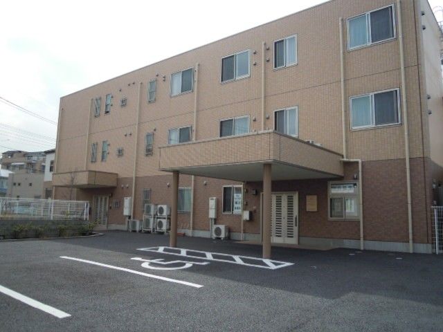 ゆったりとしたエントランス