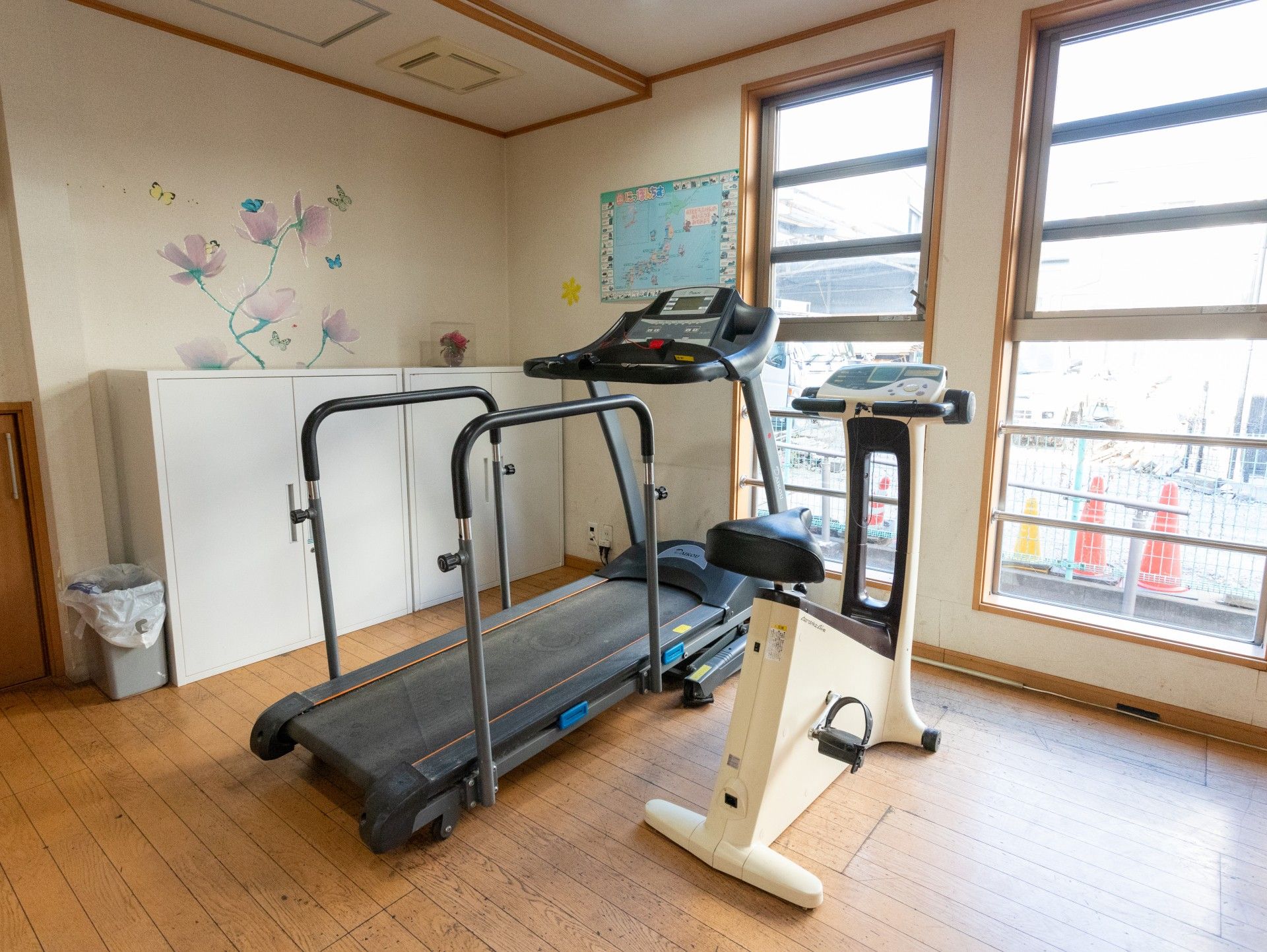運動器具のある部屋