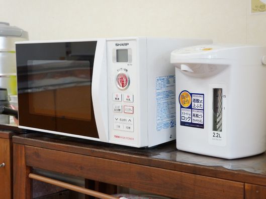 電子レンジとポット