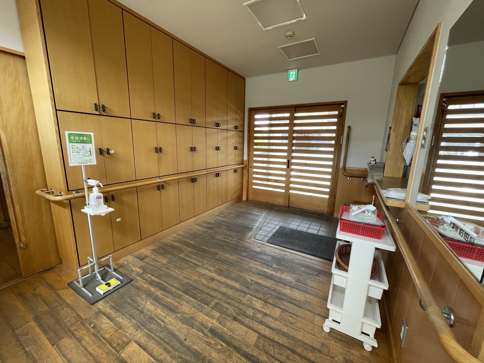 手洗い場のある玄関