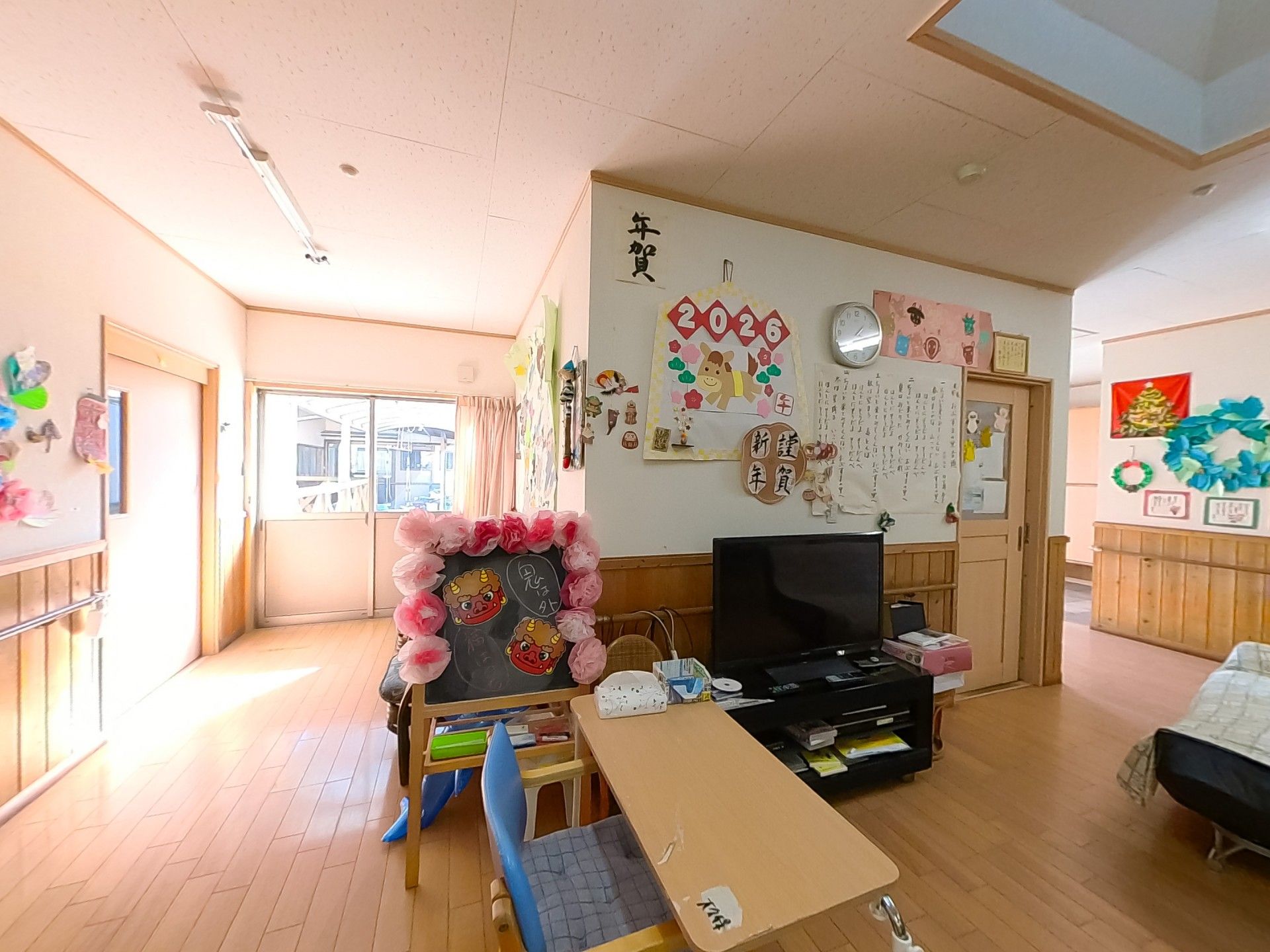 明るい室内の様子