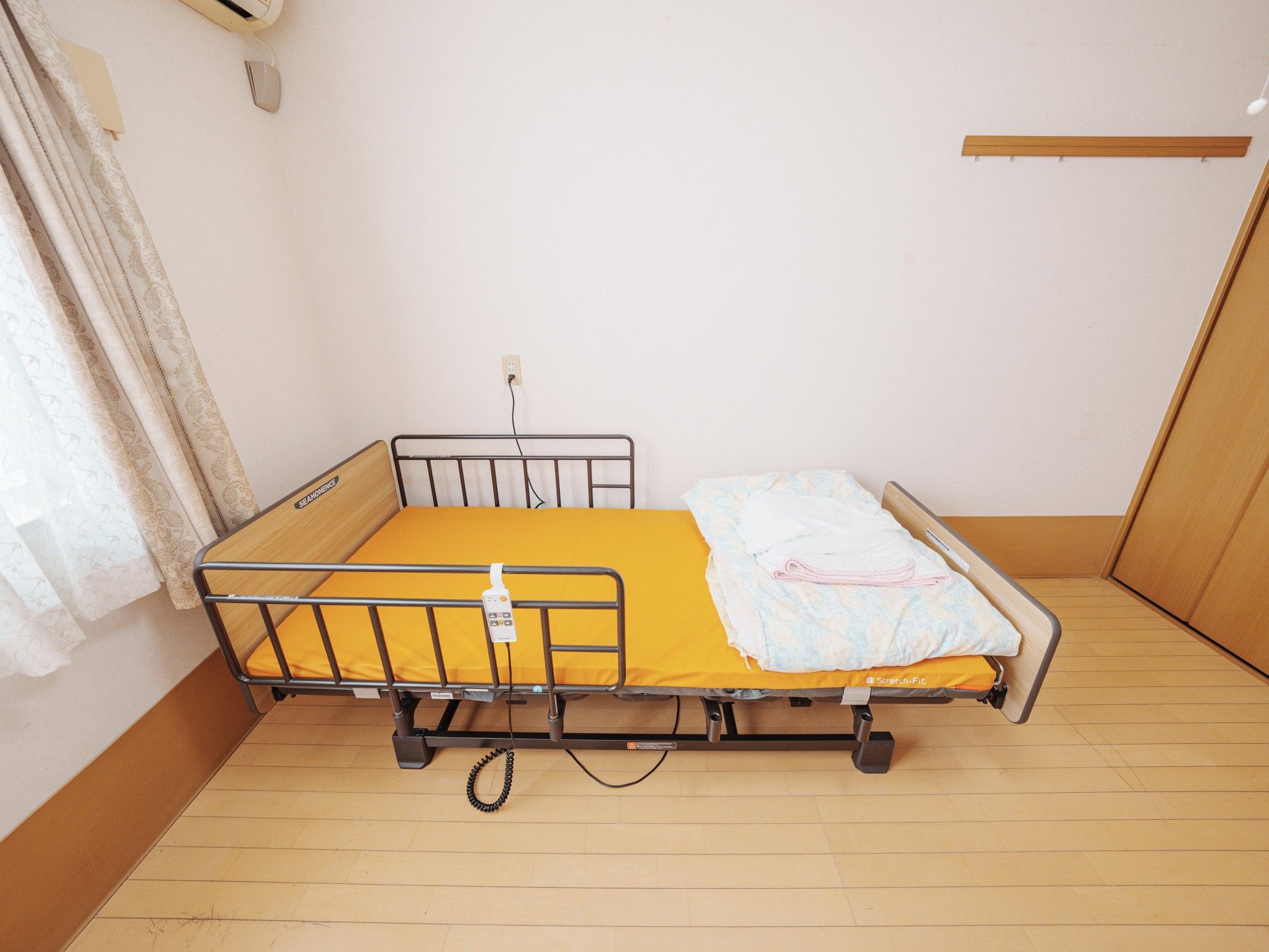 快適な個室の寝室