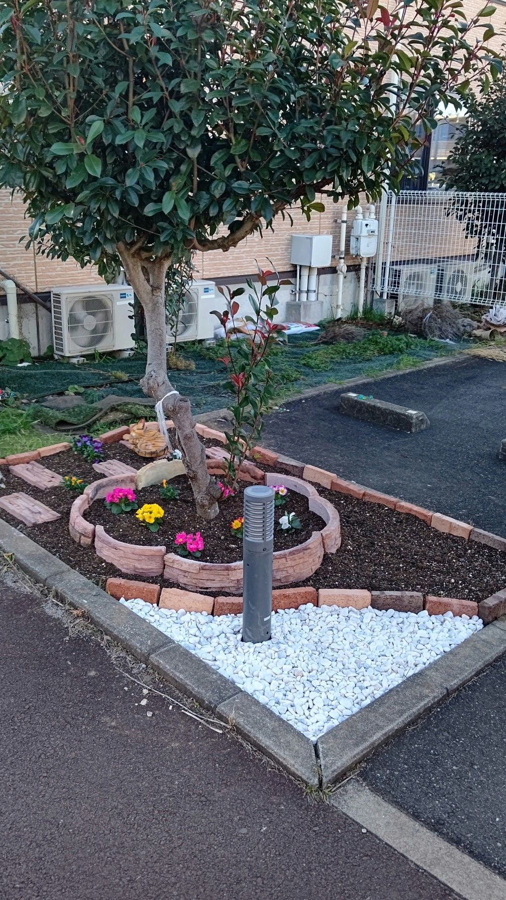 緑豊かな庭園コーナー