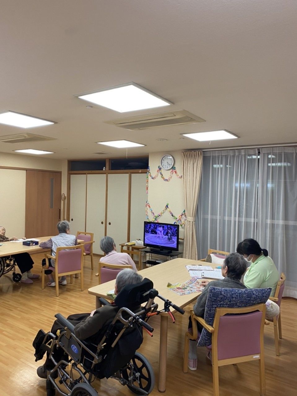 共有スペースでの憩いの時間