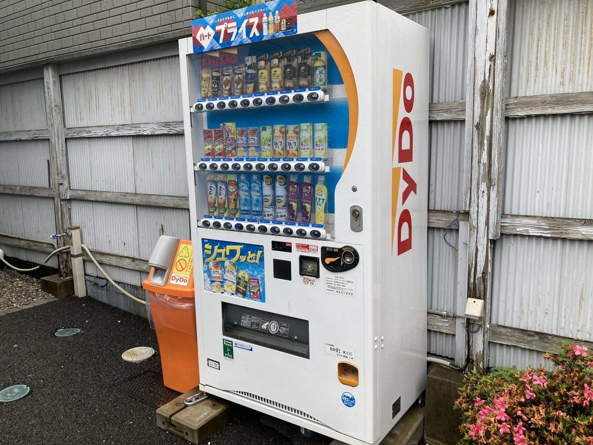 飲み物の自動販売機
