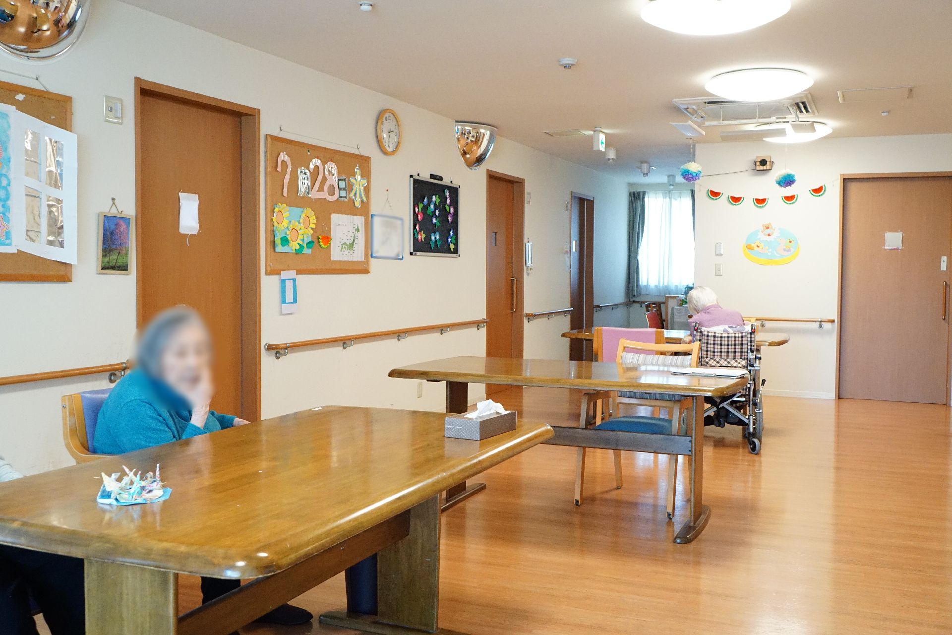 廊下に出ることなく、居室から直接アクセスが可能なリビング