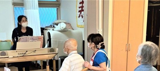 活動を楽しむ居室