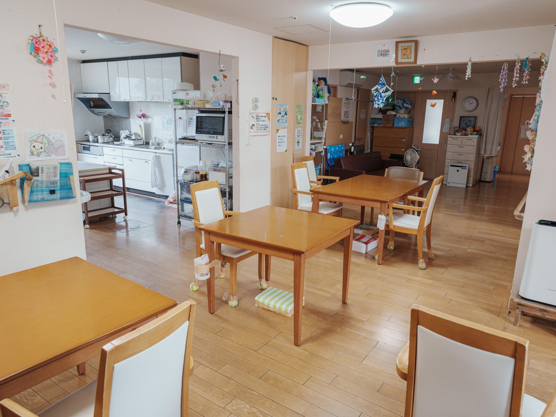 居心地の良い食事スペース