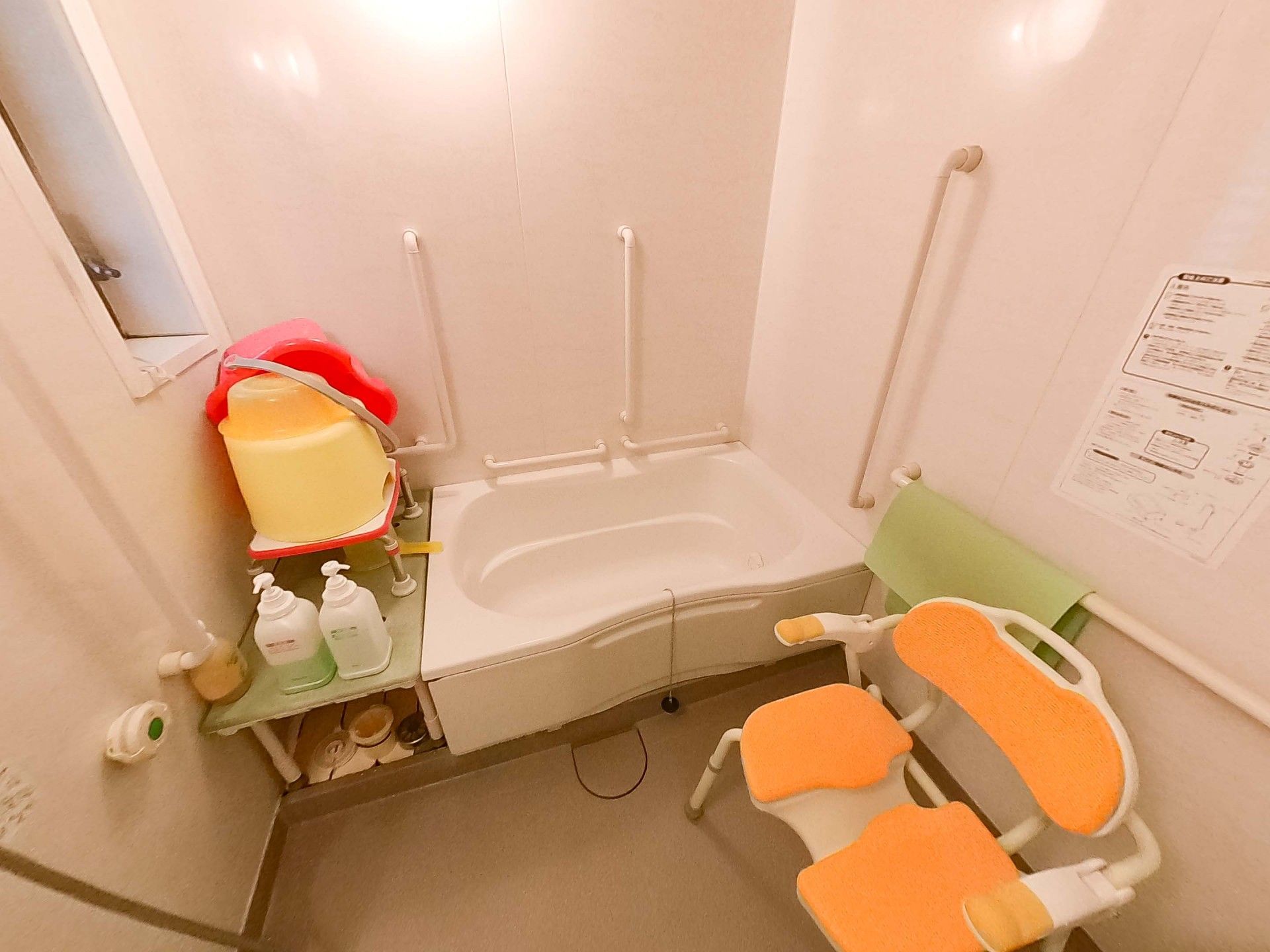 安全に配慮した浴室