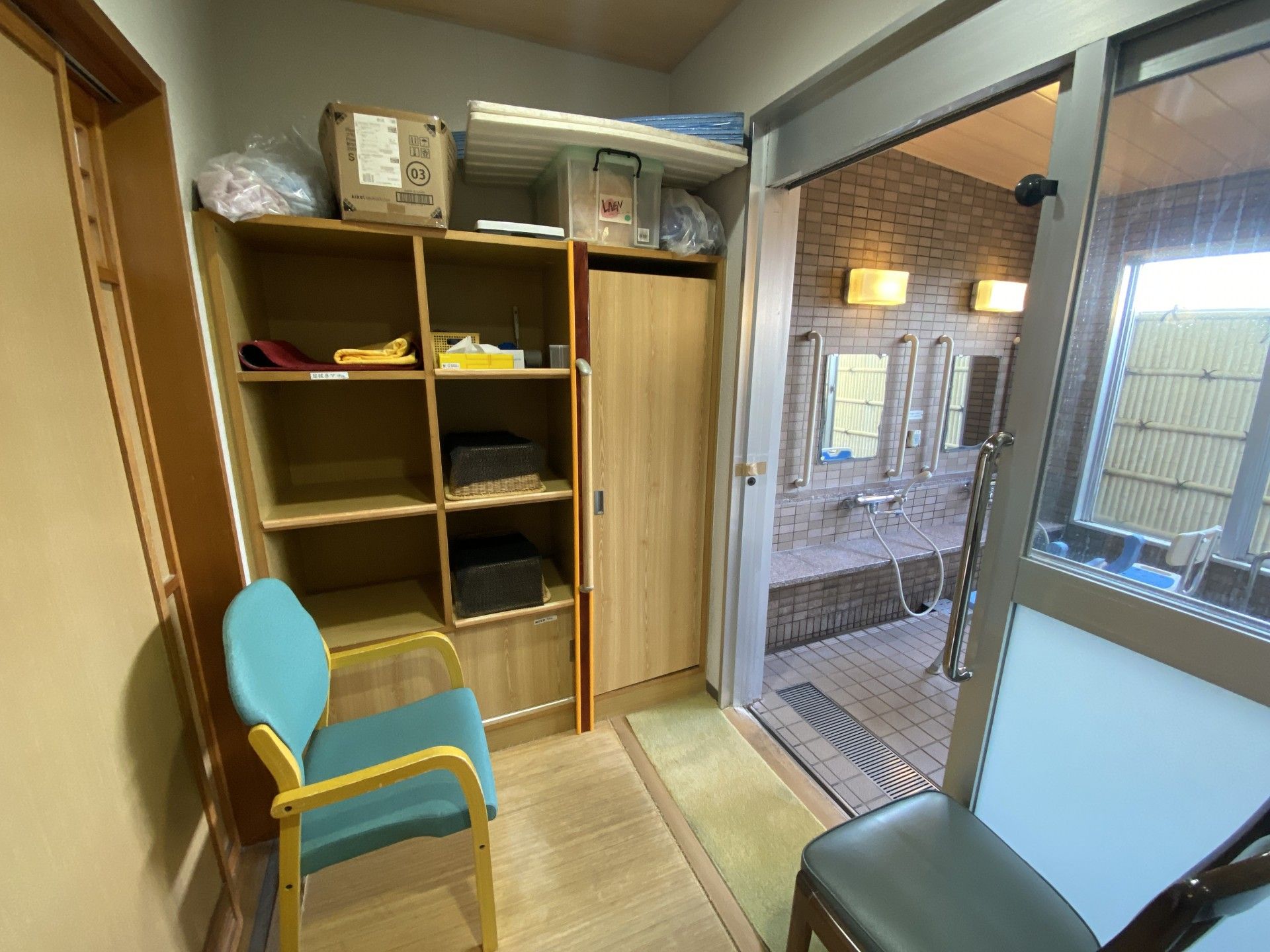 バリアフリー浴室の入口