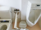 バリアフリーのトイレ設備のある部屋