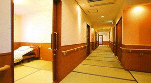 温かみのある廊下