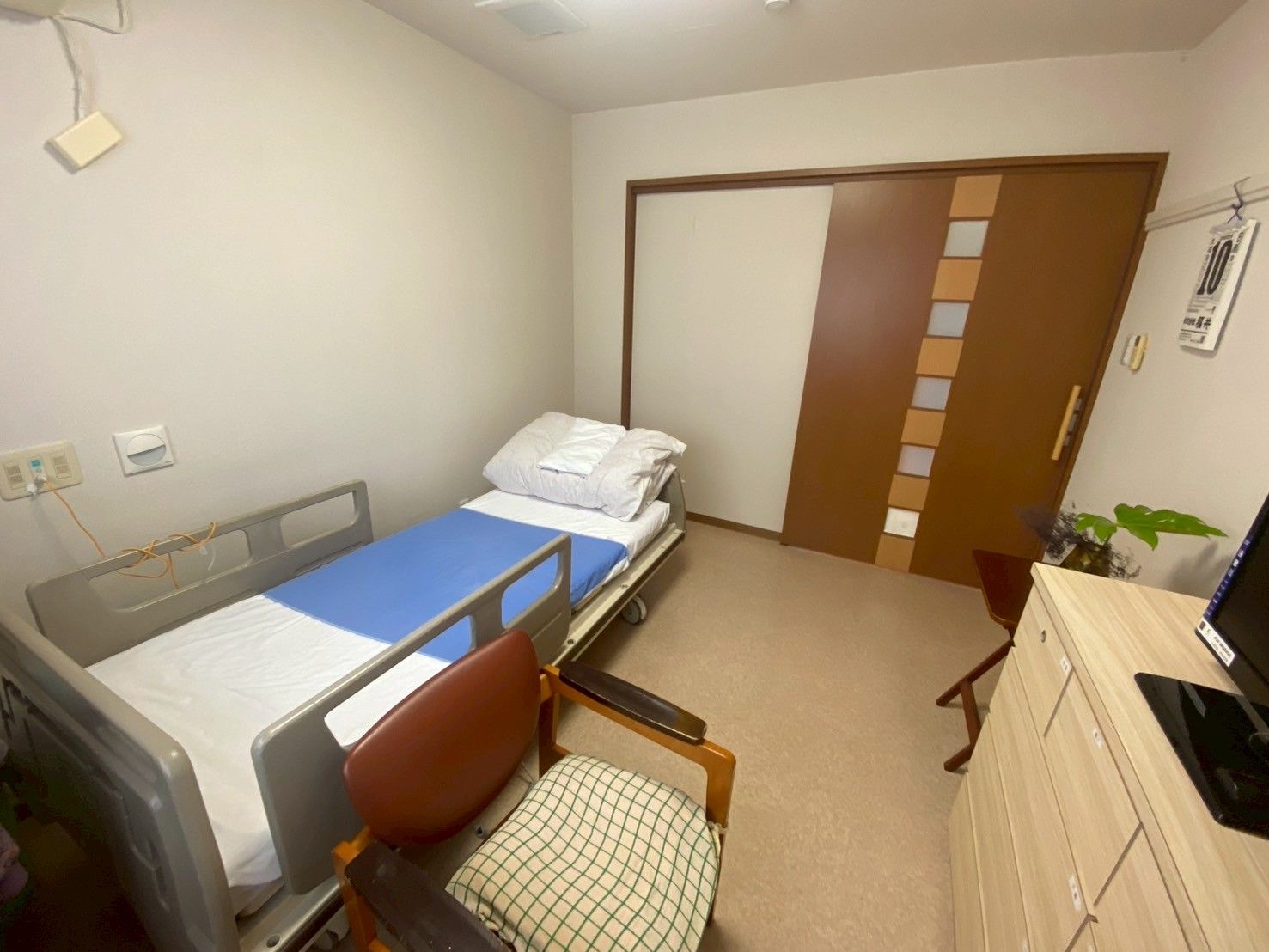 落ち着いた個室の様子