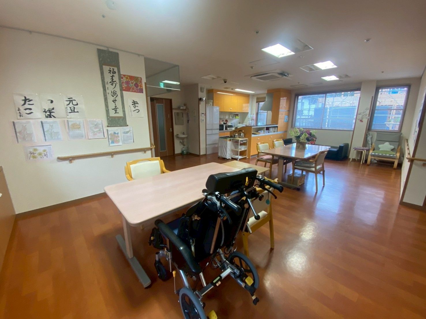 広々とした共有スペース