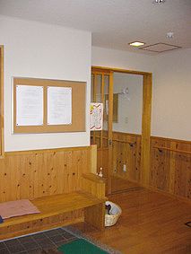 温かみのある廊下