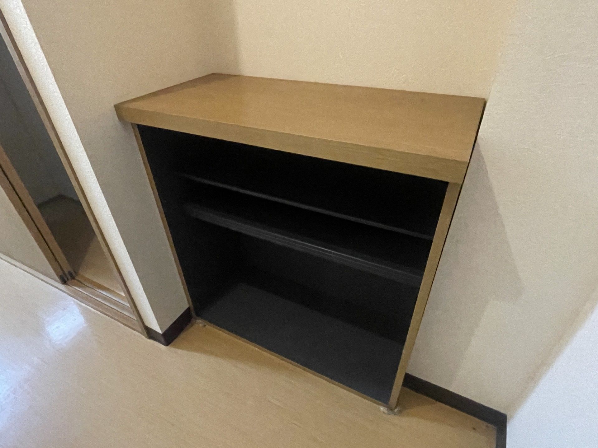 収納棚の一角