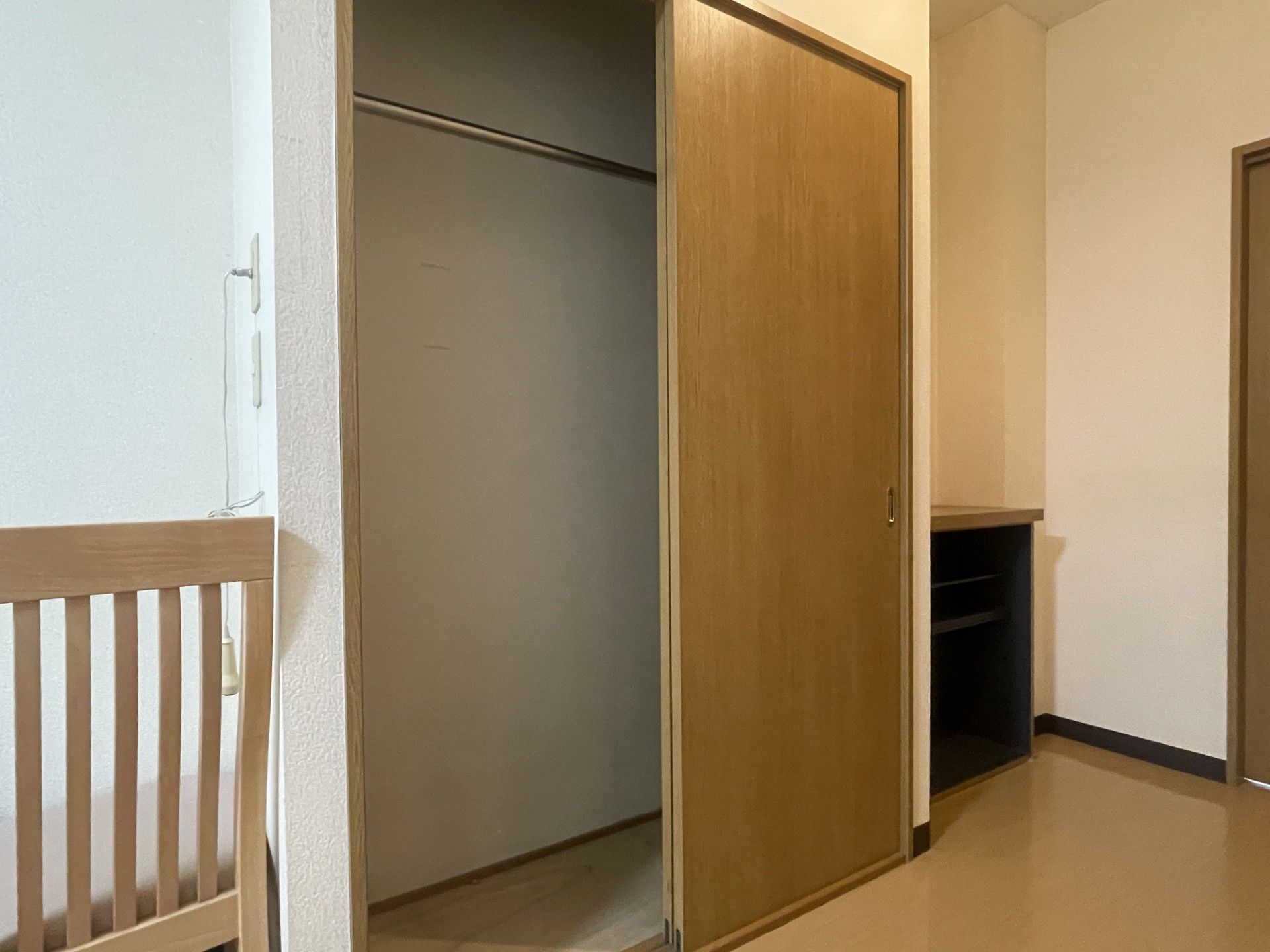 収納スペースのある部屋