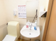 バリアフリー対応のトイレ空間