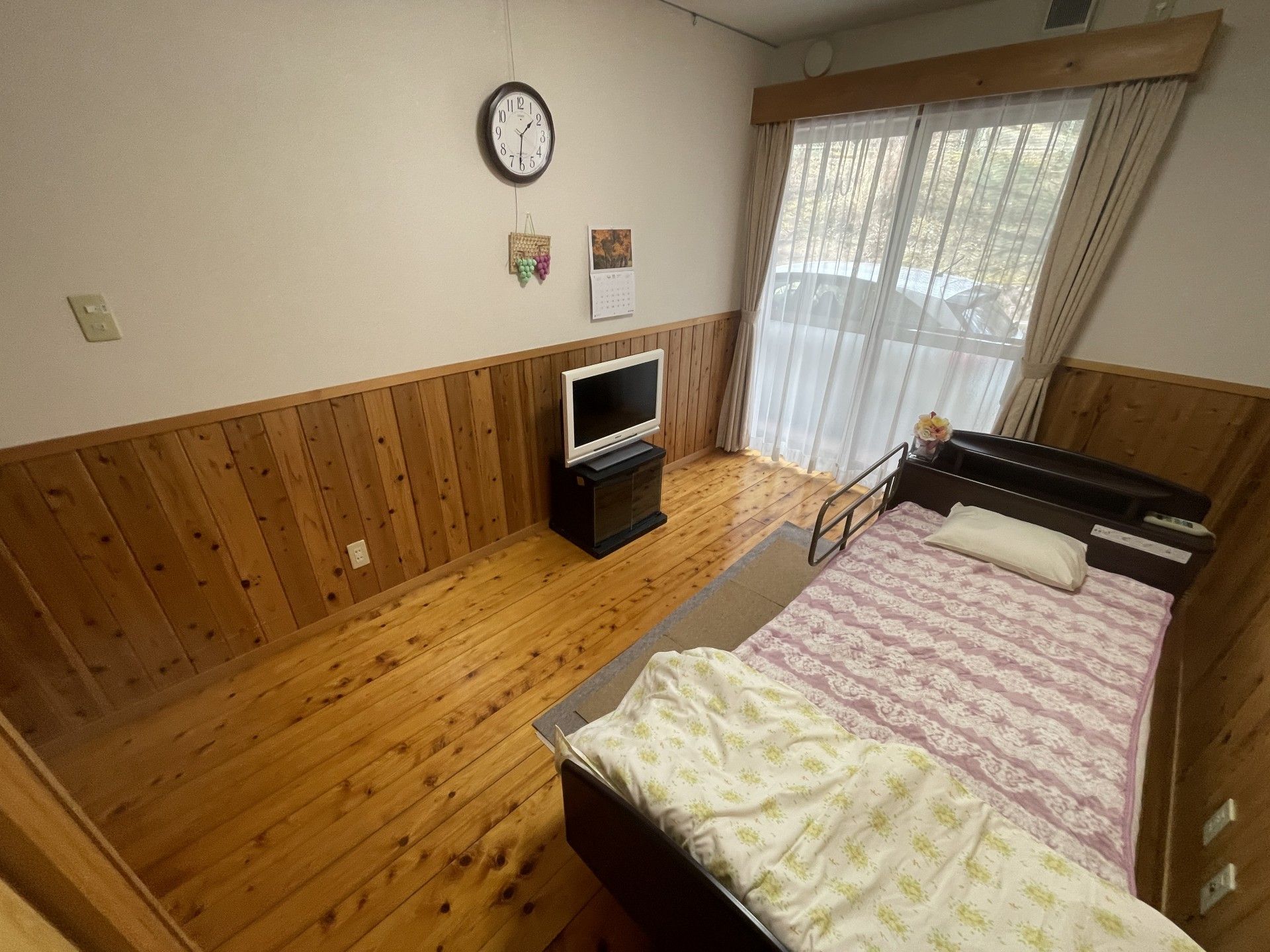 落ち着いた個室の様子