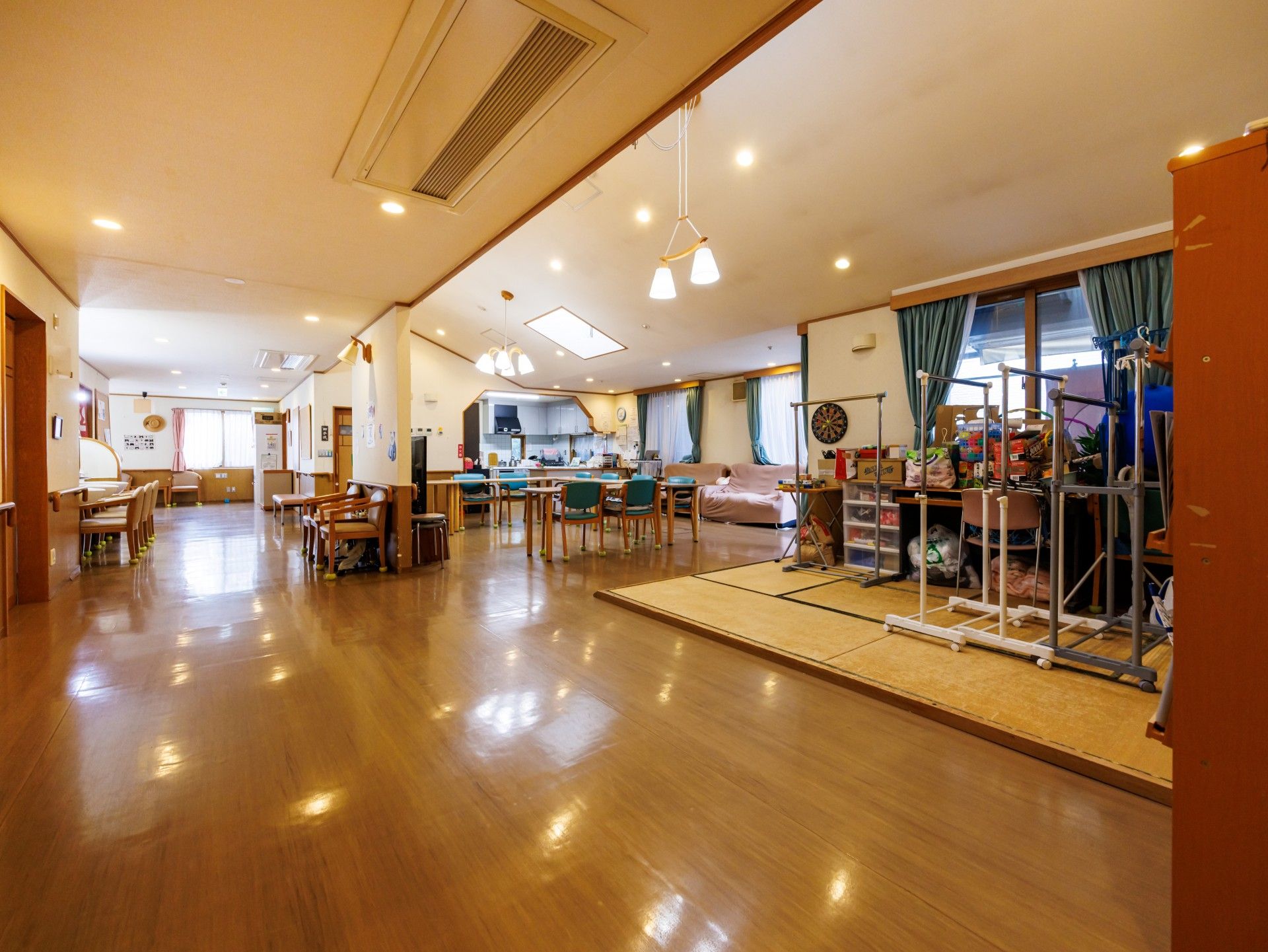 広々とした共有スペース