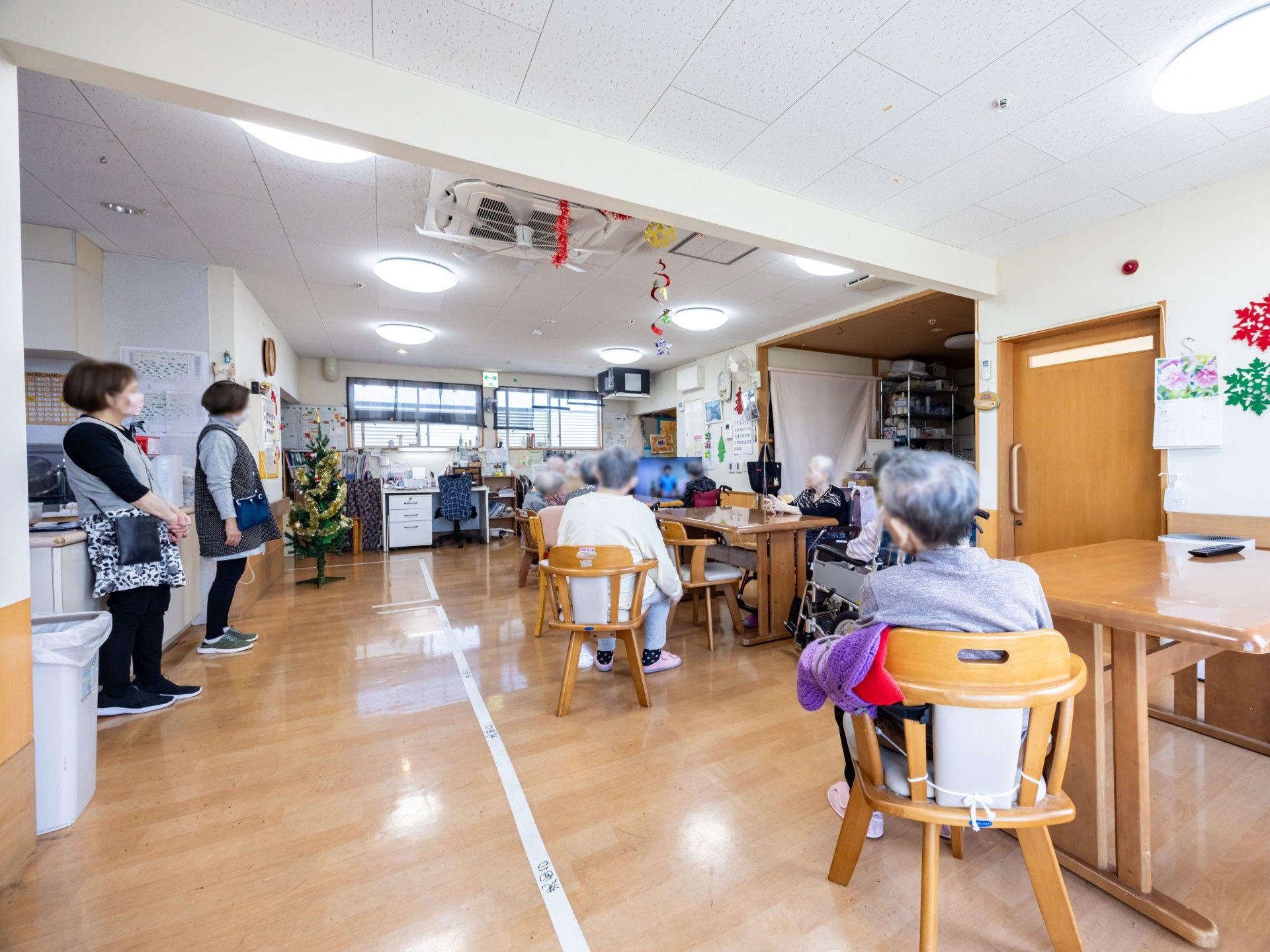 くつろぎの共有スペース