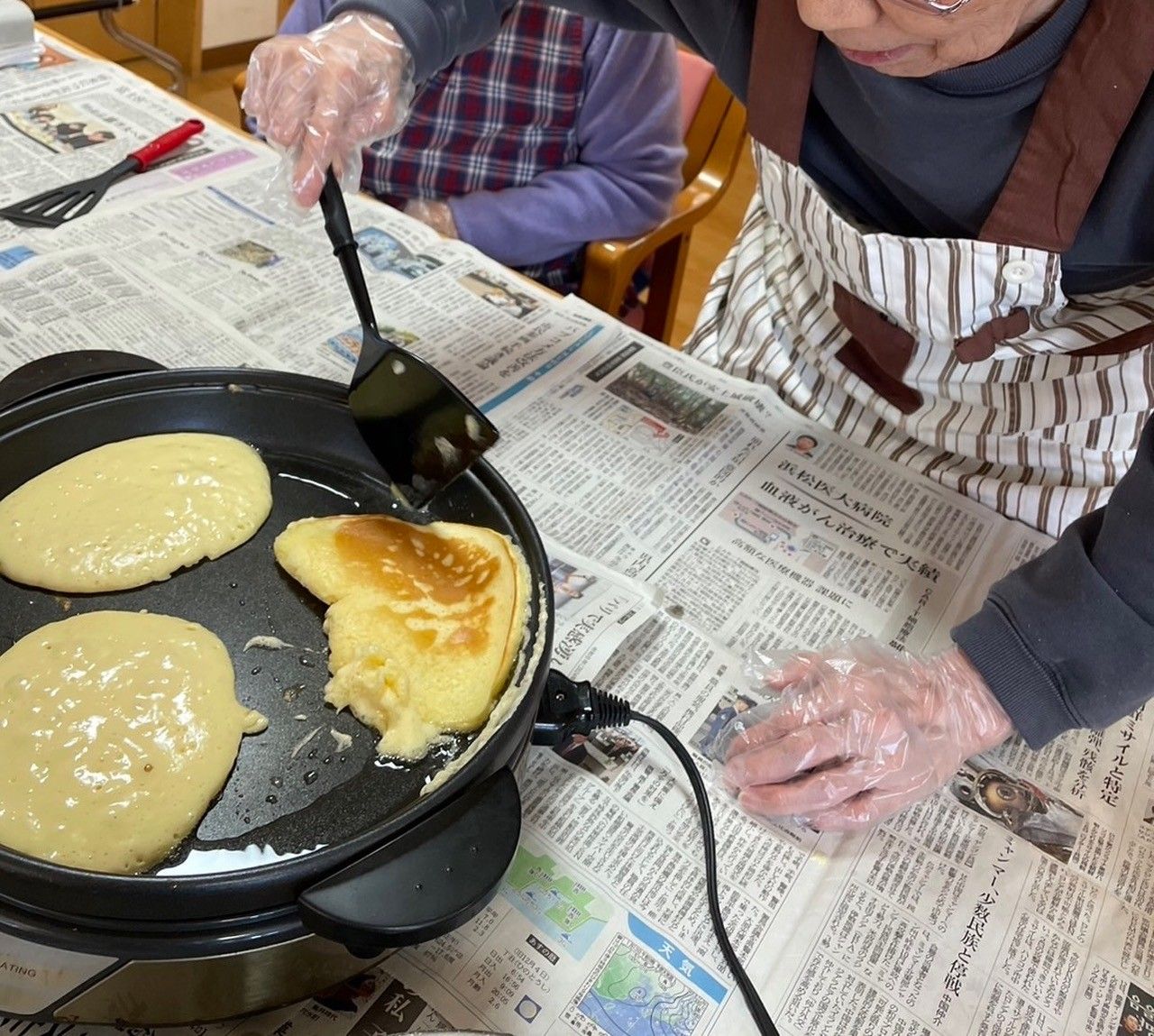 手作りパンケーキの活動