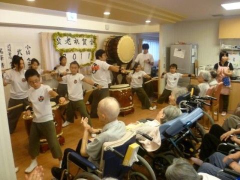楽しい和太鼓イベントの様子