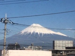 富士山を望む景色
